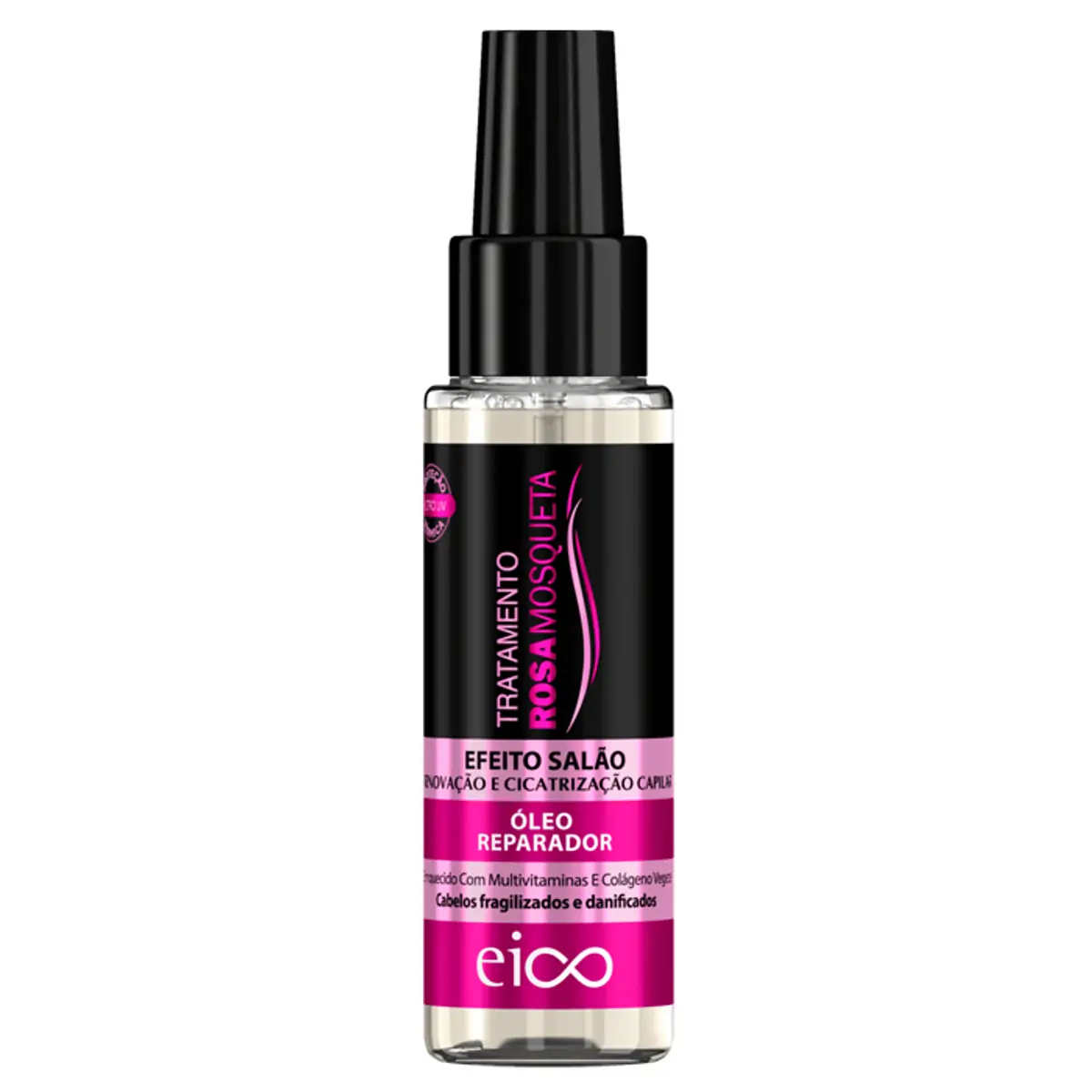 Óleo Reparador Capilar Eico Tratamento Rosa Mosqueta 60ml Spray