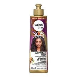 Ativador De Cachos Salon Line S.O.S Cachos Manteiga De Karité 300ml