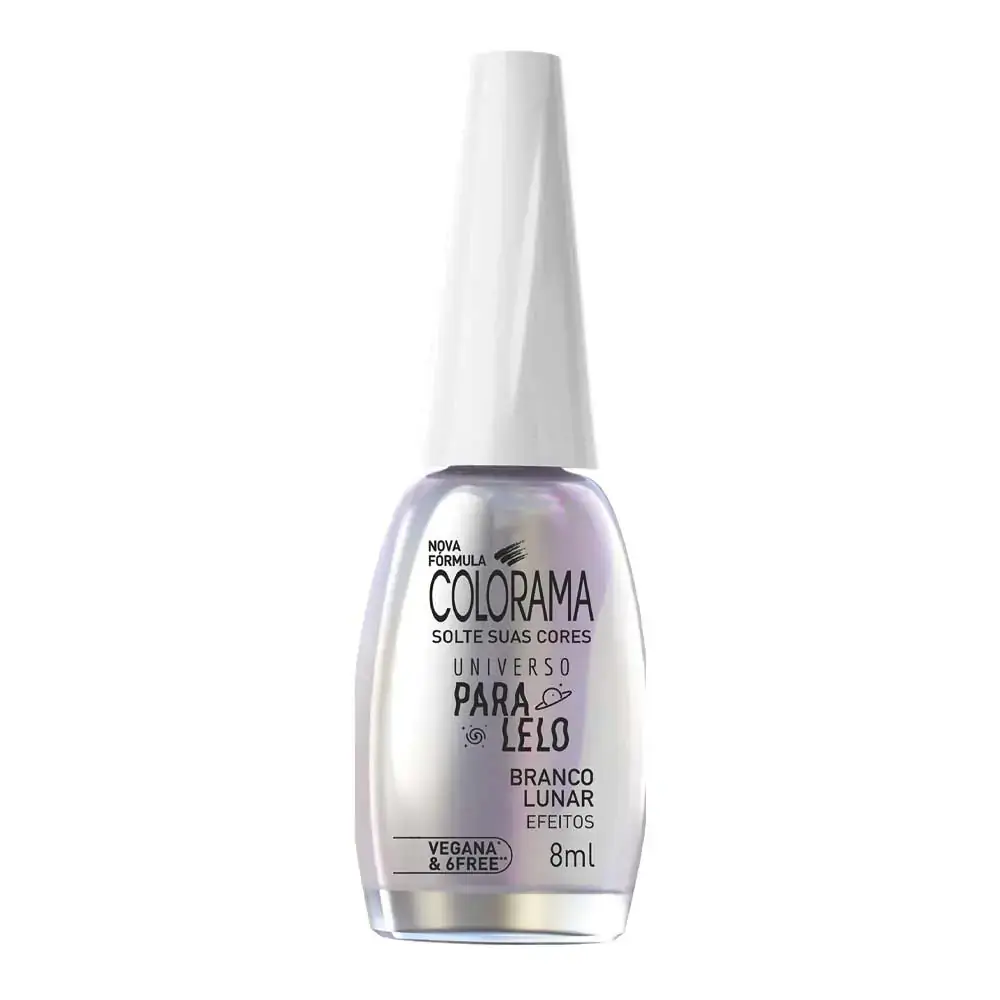 Esmalte Colorama Cintilante Branco Lunar Solte Suas Cores Universo Paralelo 8ml