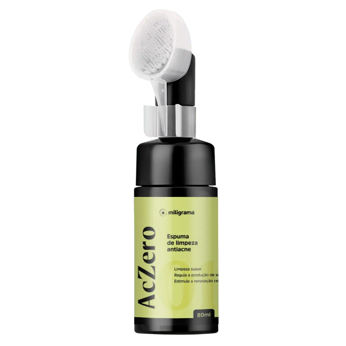 Espuma de Limpeza Antiacne 80ml - Linha Aczero - Espuma de Limpeza Antiacne 80ml - Linha AcZero