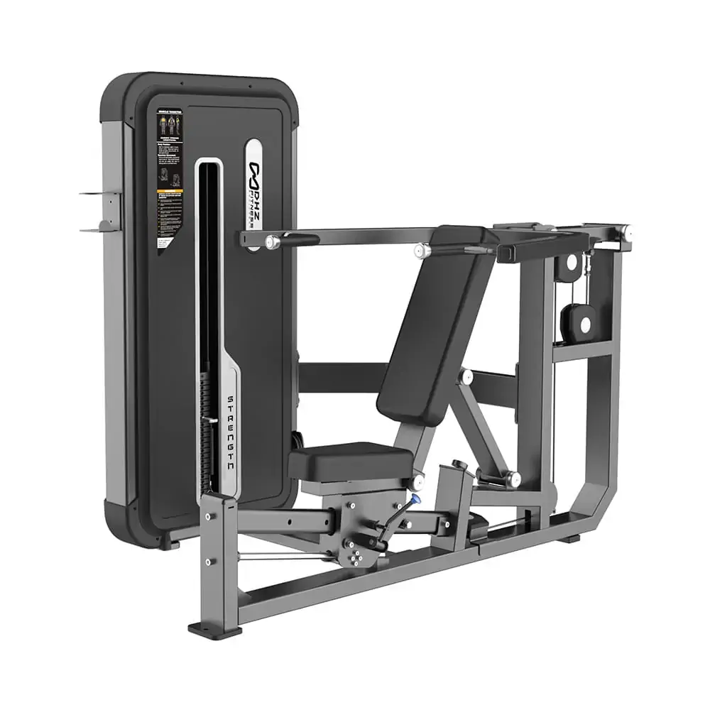 Dual Chest/Shoulder Press Preto Wellness - EM230X [Reembalado]