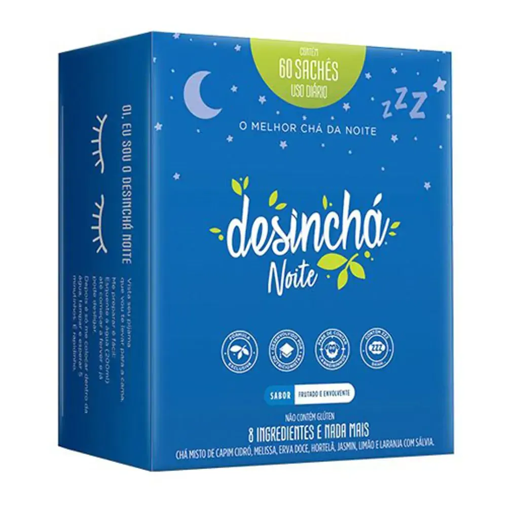 Desinchá Noite Com 60 Sachês