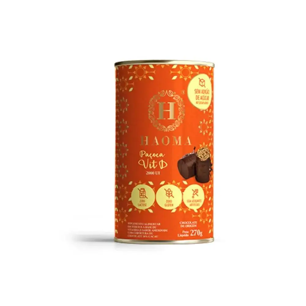Paçoca Vitamina D 2000UI Haoma 270g