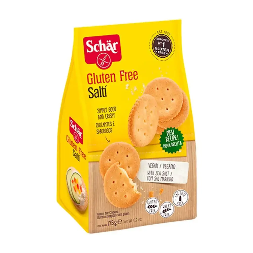 Biscoito salgado sem glúten 175g - Schar