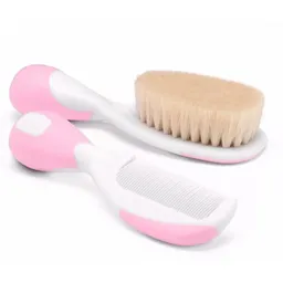 Escova e Pente de Cerdas Naturais Chicco Rosa
