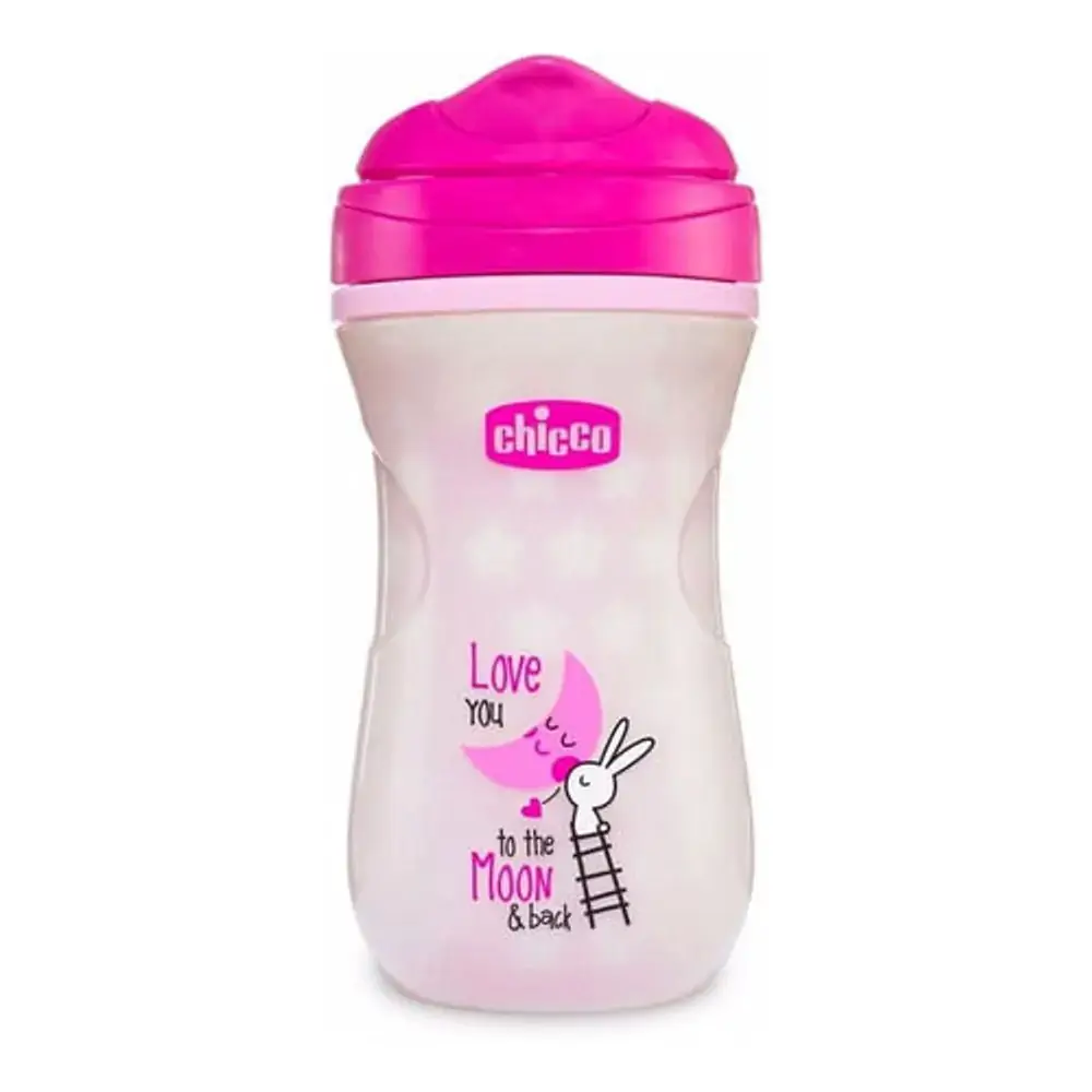 Copo Luminoso 200ML 14M+ Chicco Rosa