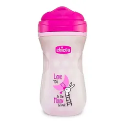 Copo Luminoso 200ML 14M+ Chicco Rosa