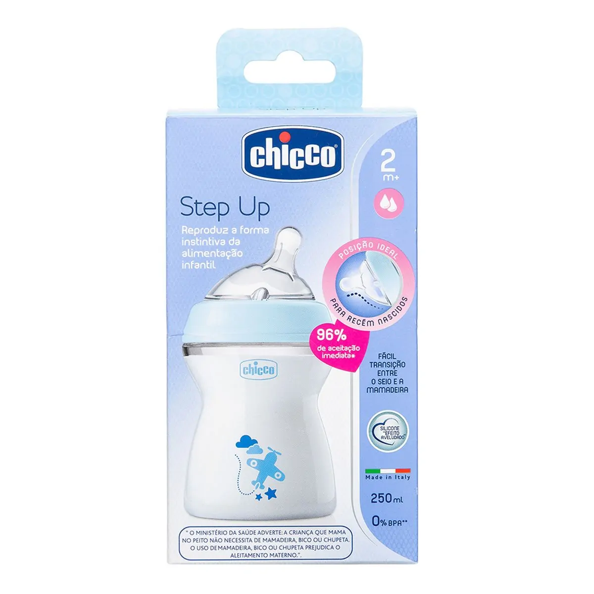 Mamadeira Chicco Step Up Azul 250ml