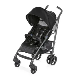 Carrinho de Bebê Lite Way 4 Basic Chicco Preto