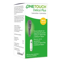Lanceta One Touch Delica Plus 25 Unidades