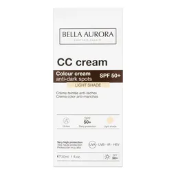 Cc Cream Bella Aurora Antimanchas Claro Fps 50+ 30ml