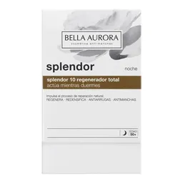 Creme Facial Bella Aurora Splendor 10 Regeneração Total Noite 50ml