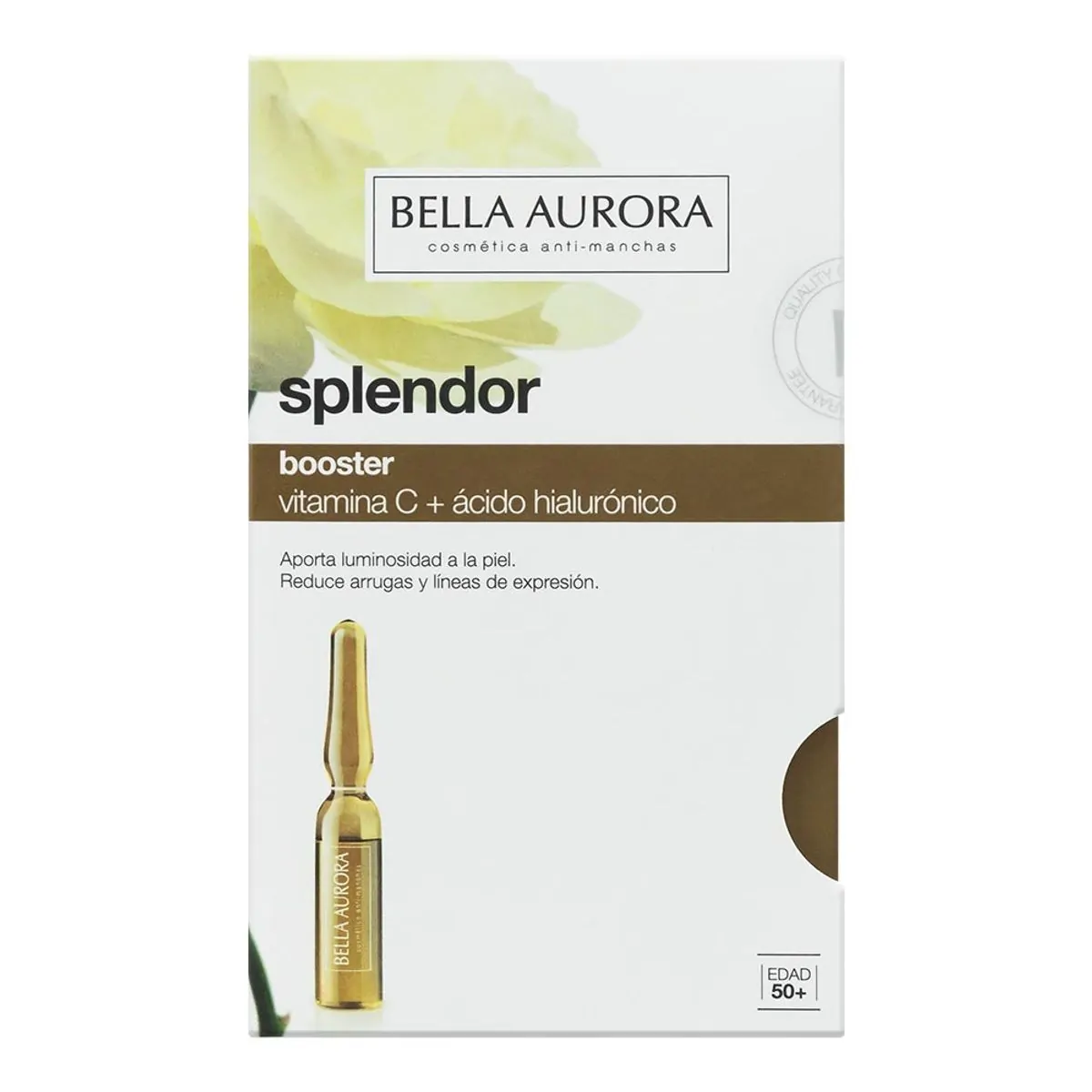 Ampola de Tratamento Facial Splendor Vitamina C + Ácido Hialurônico 5 Unidades 2ml Cada