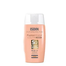 Protetor Solar Facial Isdin FPS 50 Fusion Water Color Média 50ml