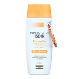 Protetor Solar Corporal Isdin FPS 50 Fusion Gel Sport Wet Skin 100ml