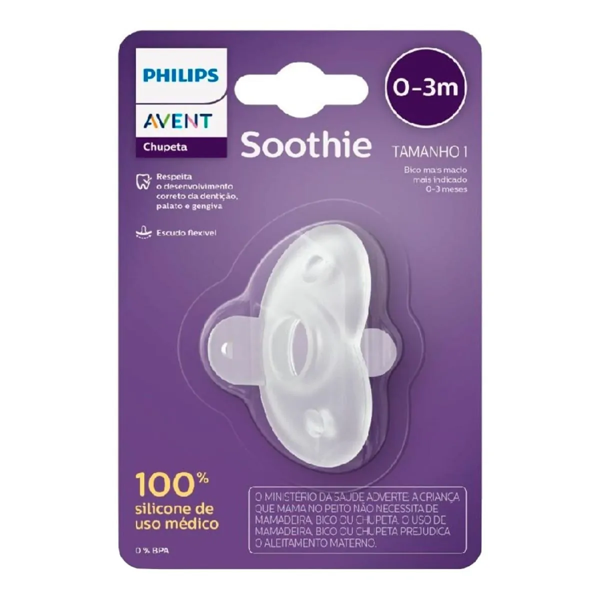 Chupeta Soothie Individual Philips Avent 0-3 meses