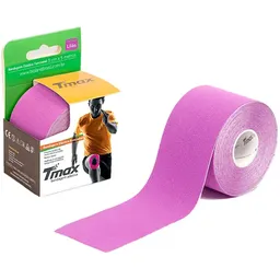 Bandagem Elástica Kinesio TMax - Lilás - 5cm x 5m