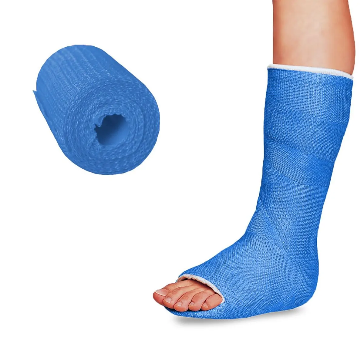 Gesso Sintético  7,5CM Hygia Cast - Cor: Azul