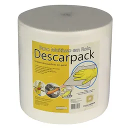 Pano Multiuso 28cm x 300m Branco Rolo Descarpack