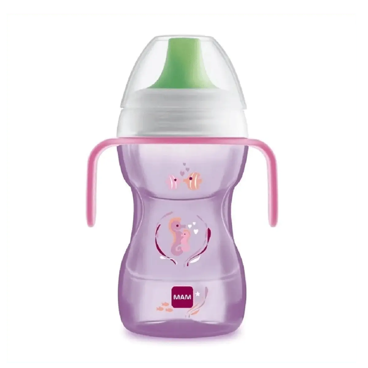 Copo de Transição Infantil Fun To Drink 270ml 8M+ Rosa - MAM