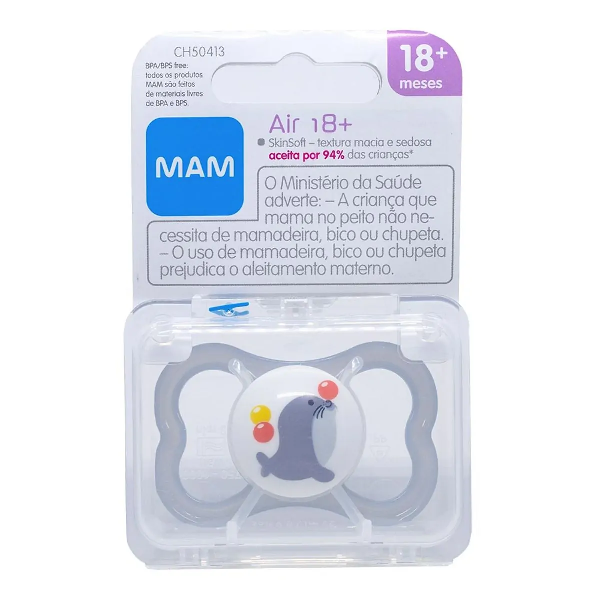 Chupeta MAM Air 18+ Neutra 1 Unidade