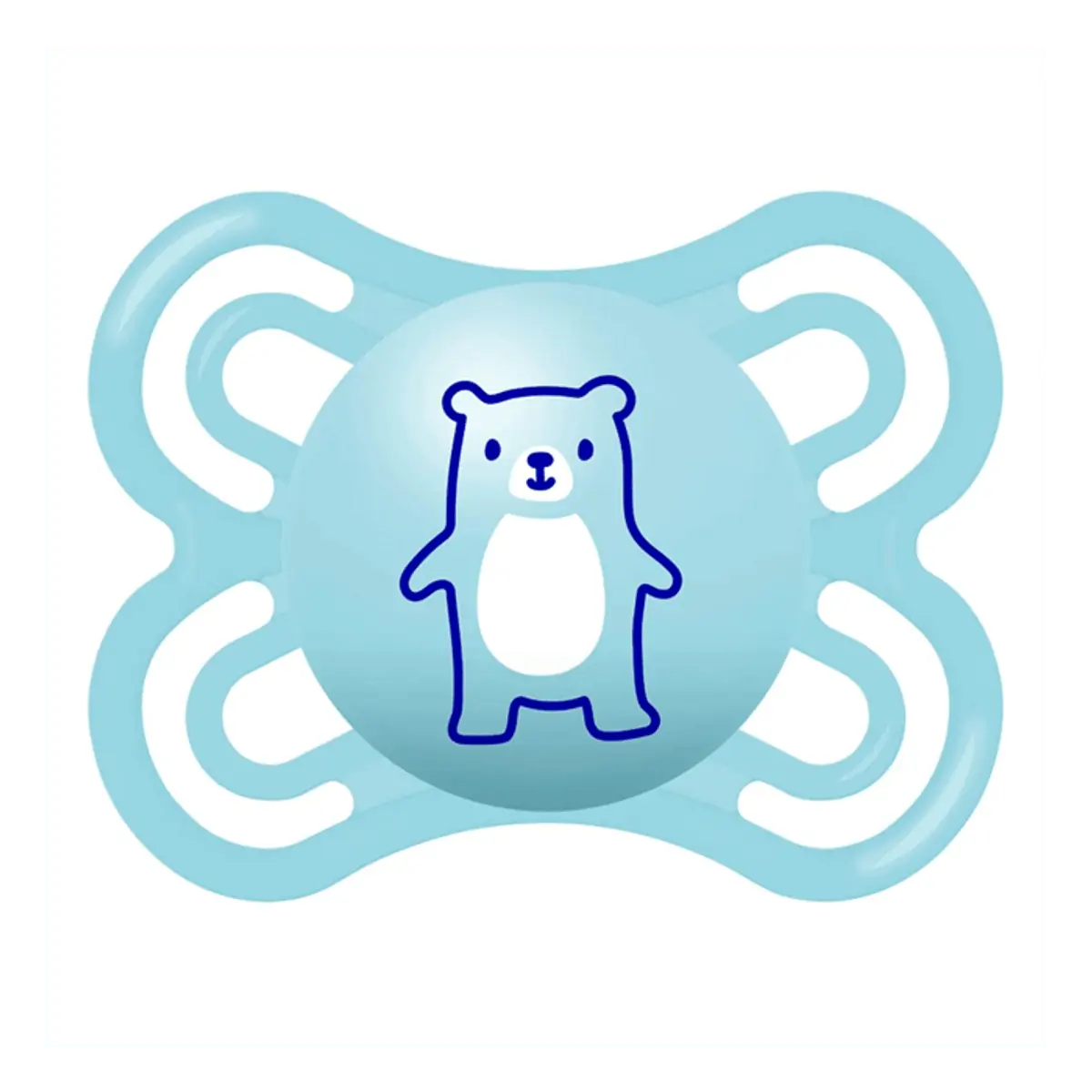 Chupeta Perfect Bico de Silicone 0m+ Azul - MAM