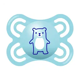 Chupeta Perfect Bico de Silicone 0m+ Azul - MAM