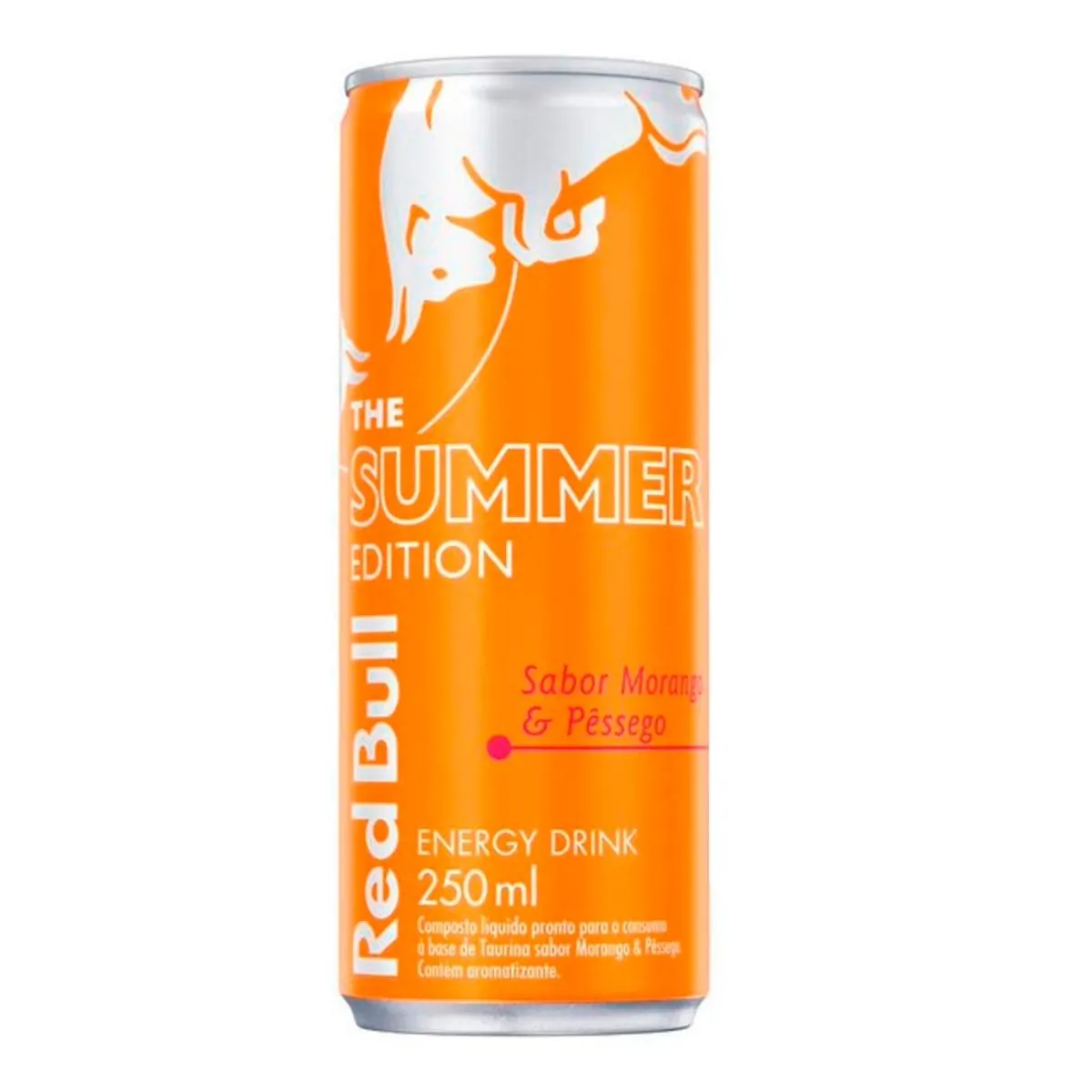 Energético Red Bull Energy Drink The Summer Edition Morango & Pêssego 250ml