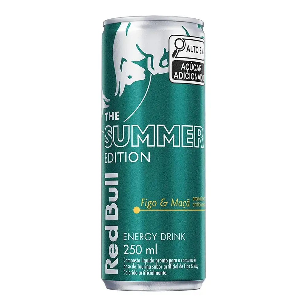 Energético Red Bull Figo E Maça The Summer Editition 250ml