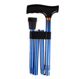 Bengala Tipo T dobrável Azul Anodizado MacroLife