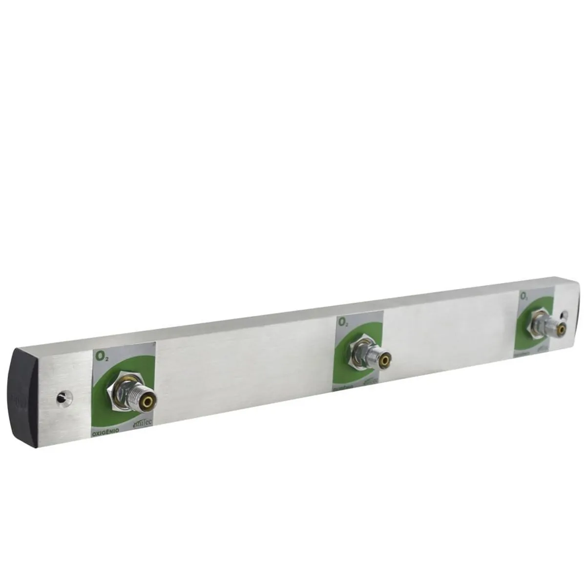 Régua de Oxigênio Tripla 45 cm Entrada Posterior